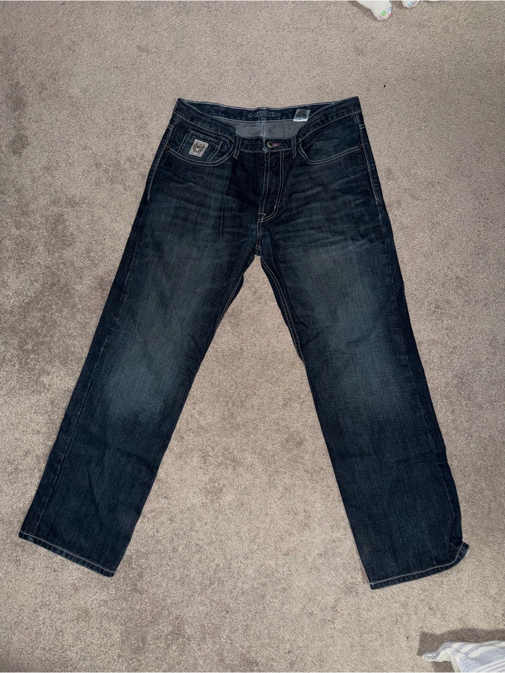 Cinch Men's Dark Indigo Straight Jeans